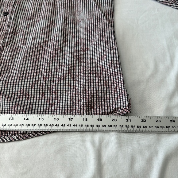 Jack & Jones Vintage Denim Men's Long Sleeve Button Up Shirt Size X-Large Check - Picture 12 of 13